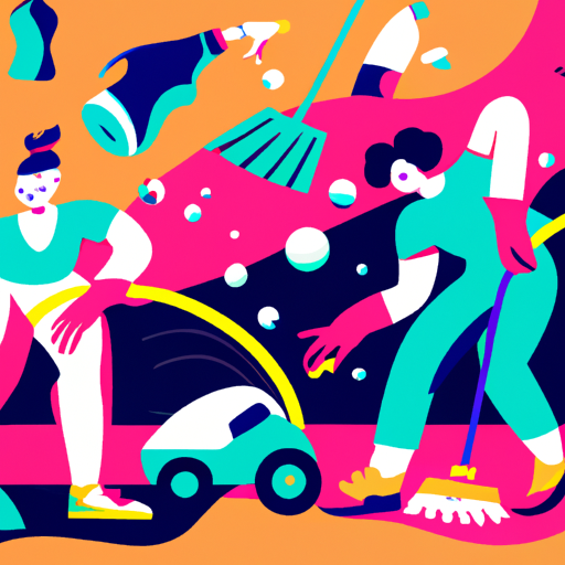 4. “Unleashing Cleaning Spray Magic”